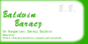 baldvin baracz business card